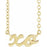 Script "XO" Necklace 88222