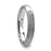 Fingerprint Ring Engraved Domed Tungsten Ring Brushed Ring- Perseus - 4mm - 8mm