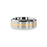 LEGIONAIRE Gold Inlaid Beveled Tungsten Ring - 6mm & 8mm