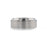 RHINOX Brushed Raised Center Men’s Titanium Wedding Ring with Polished Step Edges - 6mm & 8mm