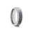 BUCK Polished Beveled Tungsten Carbide Men's Wedding Band with Ombre Deer Antler Inlay - 8mm