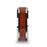 NARRA Tungsten Wood Ring with Polished Bevels and Padauk Real Wood Inlay - 6mm - 10mm