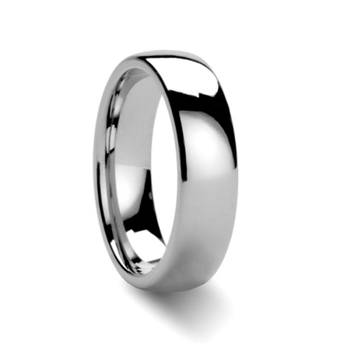 KOBOLD Domed Cobalt Ring with Polished Finish - 4 mm - 8 mm