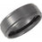 Ceramic Couture™ Comfort-Fit Ridged Band CR020 - 8 mm