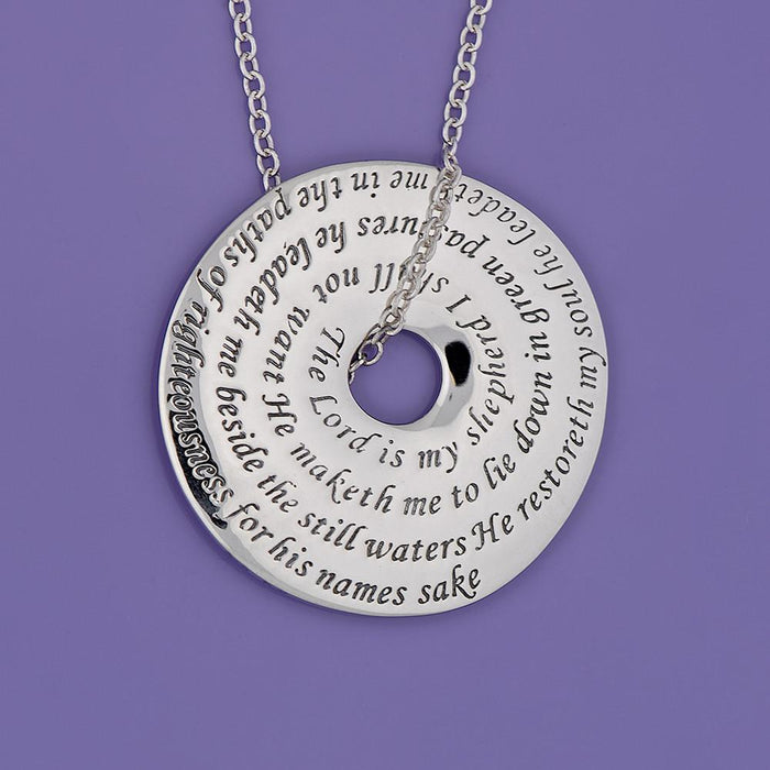 The Lord Is My Shepherd - Psalm 23:1-3 Necklace