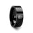 Punisher Symbol Super Hero Black Tungsten Engraved Ring Jewelry - 4mm - 12mm