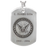 B&B Military Emblem Dog Tag Pendant