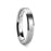 SHEFFIELD Flat Beveled Edges Tungsten Ring with Brushed Center - 4mm - 12mm