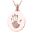 Petite Oval Handprint Pendant