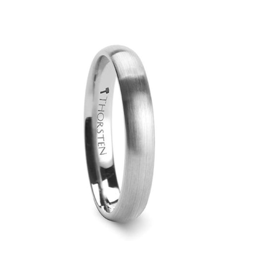 PETRA Domed Brushed Finish Tungsten Ring - 4 mm - 6 mm