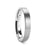 MESSALINA Flat Brushed Finish Tungsten Carbide Wedding Band - 4 mm - 6 mm