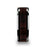 UMBRA Black Ebony Wood Inlaid Black Ceramic Ring with Beveled Edges - 8mm
