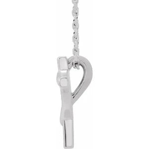 Youth Cross with Heart 15" Necklace or Pendant R45399