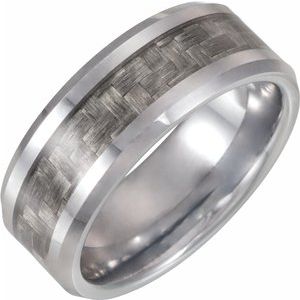 Tungsten Band with Carbon Fiber Inlay TAR51903 - 8 mm
