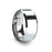 AKRON Tungsten Carbide Ring with Beveled Edges - 10 mm