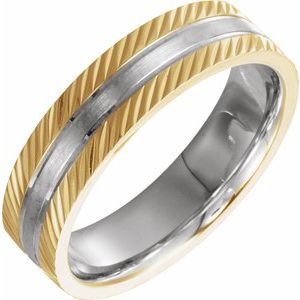 Design-Engraved Band 51876 - 6 mm