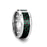 ATRONIUS Tungsten Carbide Ring with Black & Green Carbon Fiber Inlay - 6mm - 10mm