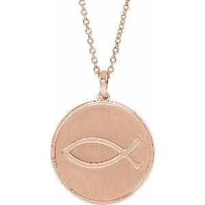 Ichthus (Fish) 16-18" Necklace or Pendant 87008