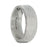 TYRELL Damascus Steel Brushed Beveled Men’s Wedding Band with Repeating Artisan Pattern - 6mm & 8mm