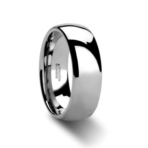 ARLINGTON Domed White Tungsten Ring - 2mm - 12mm