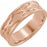 Patterned Band with Bead Blast Finish 52008 - 6 mm