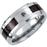Tungsten & Carbon Fiber .05 CT Diamond Band TAR445D - 8 mm