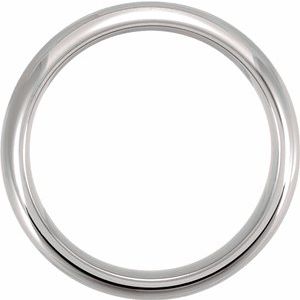 Tungsten Half Round Band TAR023 - 4 mm - 6 mm