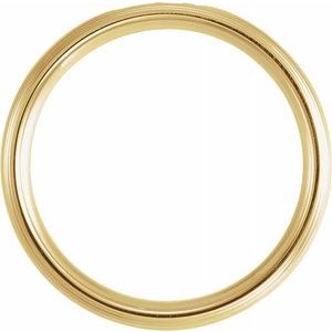 1/8 CTW Diamond Half Round Edge Band 124264 - 6 mm