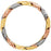 14K Tri-Color Woven Band 50122 - 5.5 mm