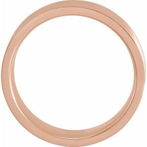 Concave Edge Band with Satin Finish 51936 - 4 mm - 7 mm