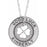 Engravable Good Luck Token Necklace 87246