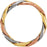 14K Tri-Color Woven Band 50130 - 4.75 mm