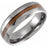 Tungsten Domed Band with Acacia Wood Inlay TAR52153 - 8 mm