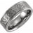 Tungsten Grooved Band with Hammer Finish TAR52161 - 8 mm