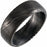 Black Damascus Steel Patterned Band Size STST5 - 8 mm