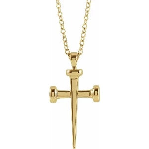 Nail Cross 18" Necklace R42392