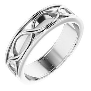 Infinity-Inspired Band 51741 - 6 mm