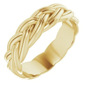 Woven-Design Band 51851 - 6 mm