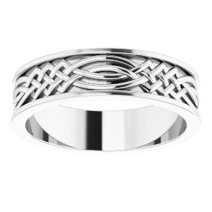 Celtic-Inspired Band 51838 - 6 mm