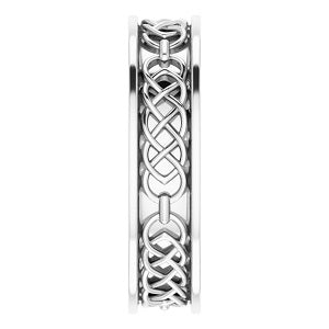 Celtic-Inspired Band 51873 - 6 mm