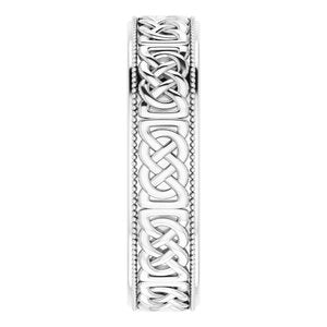 Celtic-Inspired Band 52026 - 6 mm