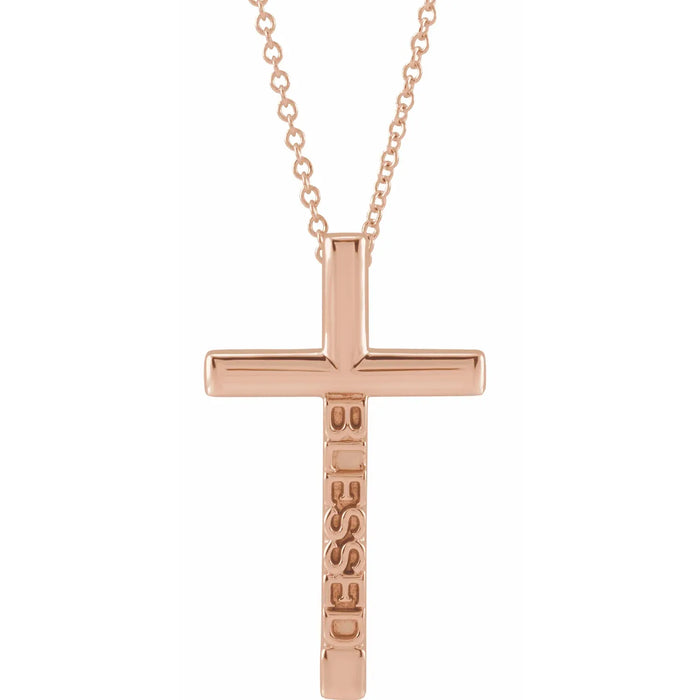 Blessed Cross 16-18" Necklace or Pendant R45409