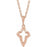 Petite Open Cross 16-18" Necklace or Pendant R42391