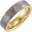 18K Rose Gold PVD Tungsten Band TAR52028 - 6 mm - 8 mm