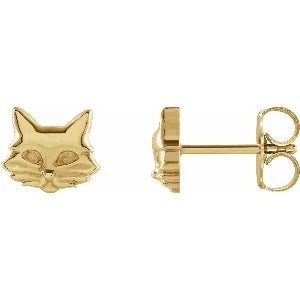 Tiny Cat Earrings 87359