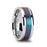 STINGRAY Tungsten Carbide Ring with Blue/Purple Color Changing Inlay - 4mm - 10mm