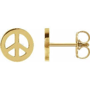 Tiny Peace Earrings 87339