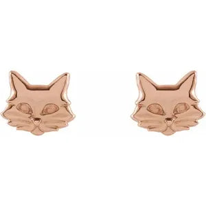 Tiny Cat Earrings 87359