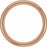 18K Rose Gold PVD & Black PVD Tungsten Band with Satin Finish TAR52266 - 4 mm - 6 mm