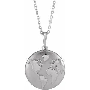 Old World Globe 16-18" Necklace or Pendant 87532